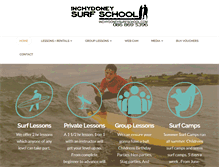 Tablet Screenshot of inchydoneysurfschool.com